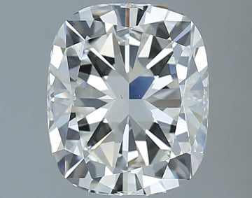 Cushion-cut natural diamond, 2.23 carats.