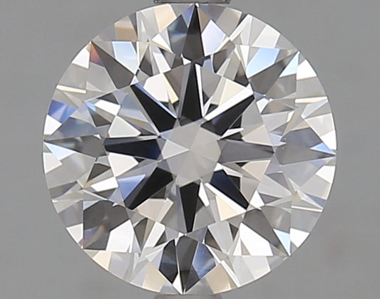 Round brilliant-cut lab diamond, 2.00 carats.