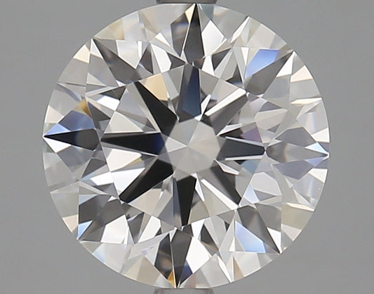 Round brilliant-cut lab diamond, 3.55 carats.