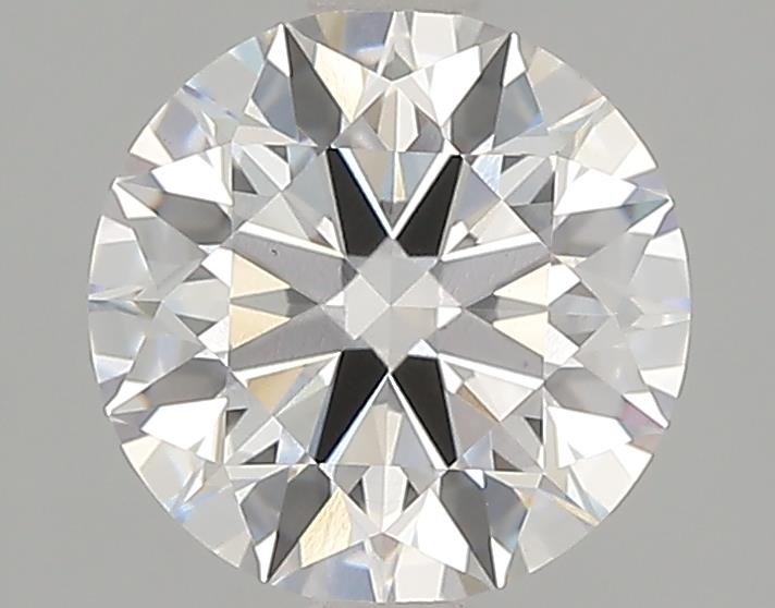 Round brilliant-cut lab diamond facets.