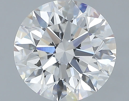 Round brilliant-cut natural diamond, 1.50 carats.