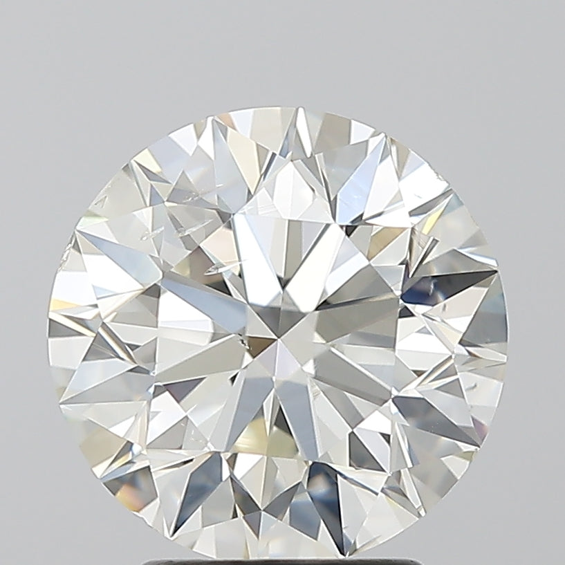 Round brilliant 3.02 carat natural diamond.