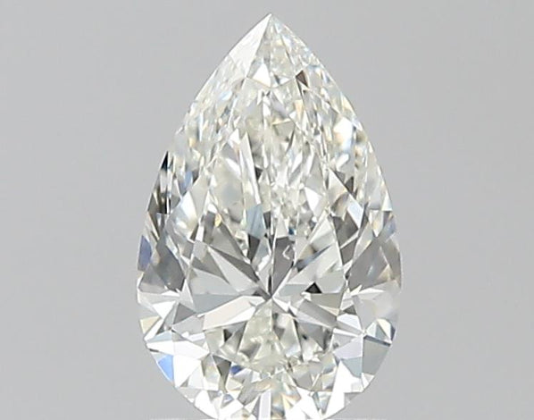 Pear-shaped natural diamond, 1.01 carat.
