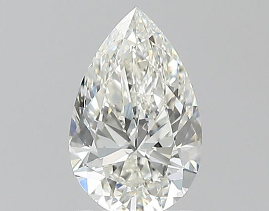 Pear-shaped natural diamond, 1.01 carat.