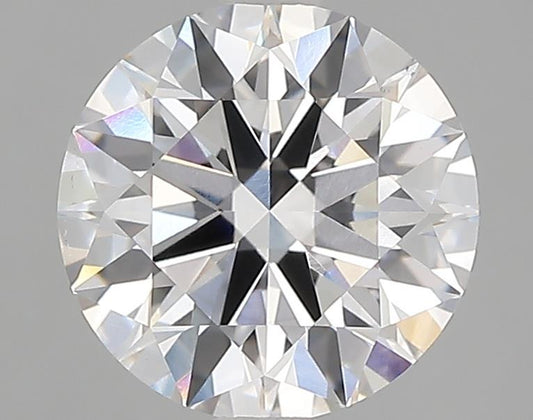 Round brilliant-cut lab diamond, 2.48 carats.
