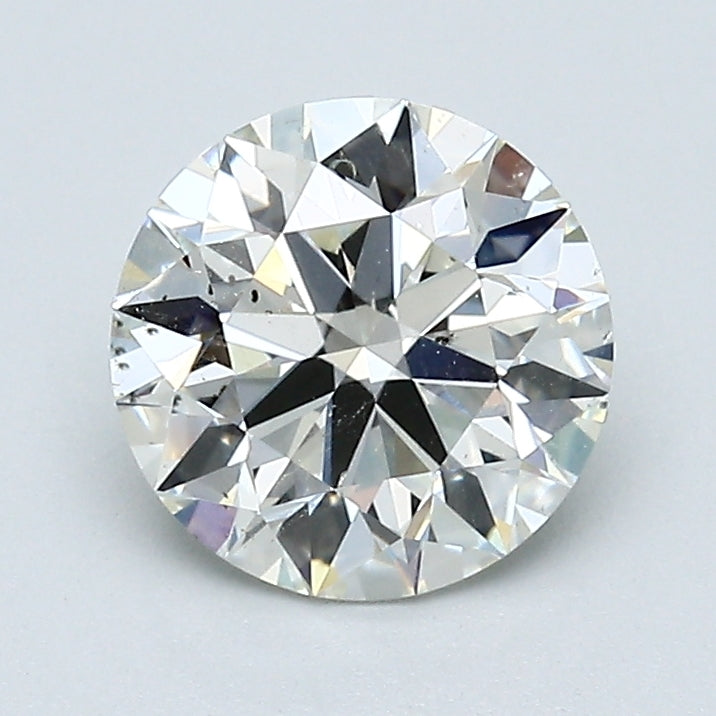 Round brilliant-cut diamond, 1.61 carats.