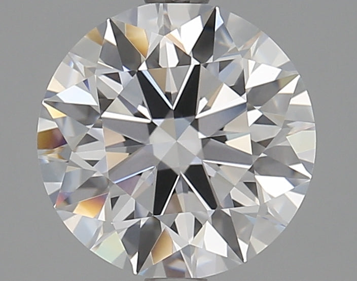 Round brilliant-cut lab diamond, 2.71 carats.
