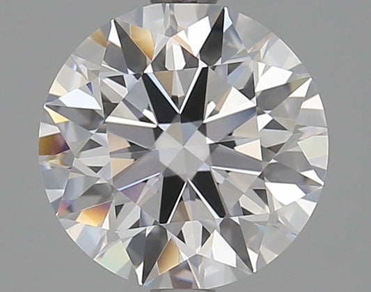 Round brilliant-cut lab diamond, 2.71 carats.