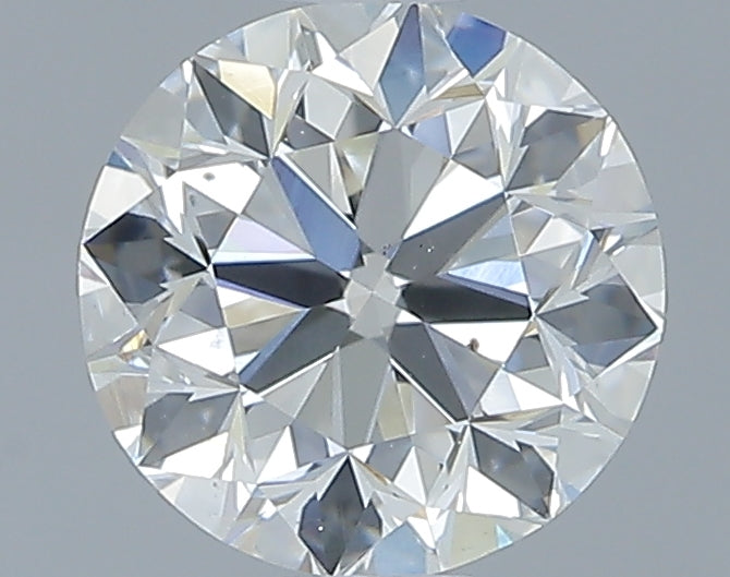 Round brilliant-cut natural diamond, 1.00 carat.