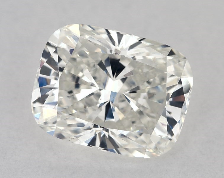 Cushion cut natural diamond, 1.51 carats.