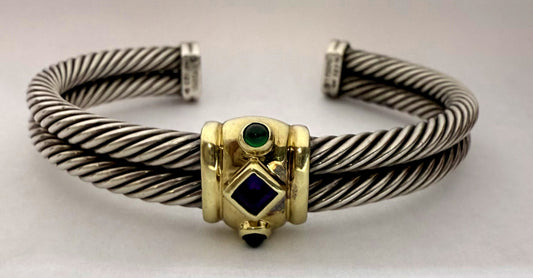 Marks Estate Dept 1 Color Gemstone Bracelet