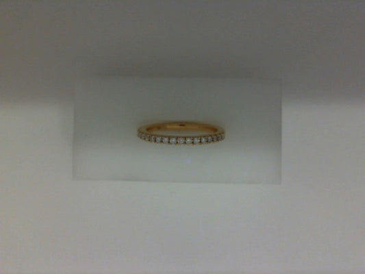 14K yellow band with round diamonds.