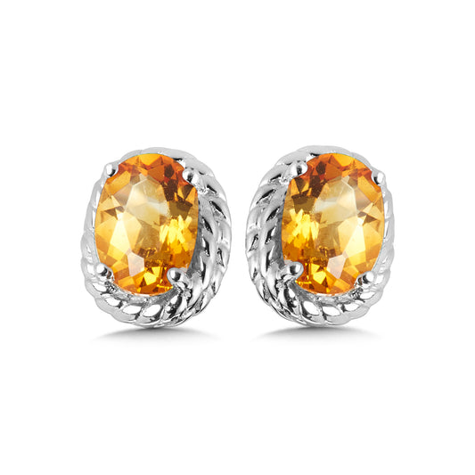 Color Gemstone Earring
