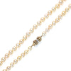 Pearl Strand M Estate Collection Color Gemstone Necklace in 14 Karat Yellow with 101 Potato Cream Pearls