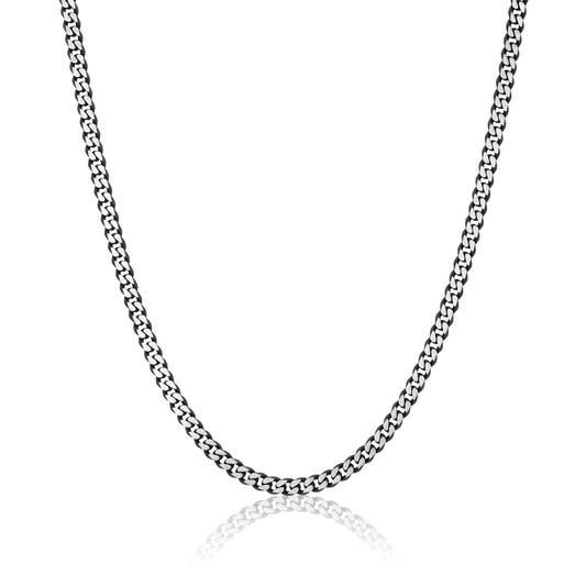 24" 5.5mm Chain in Stainless Steel BLK