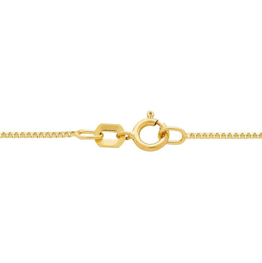 ARMADANI Box Chain in 14 Karat Yellow Gold, 18" Length, 0.73mm Width
