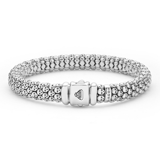 LAGOS Men's Bracelet (No Stones) in Sterling Silver White