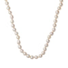 Pearl Strand M Estate Collection Color Gemstone Necklace in 14 Karat White - Yellow with 3 Round Diamonds 0.03ctw