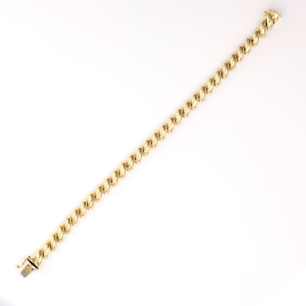 14K yellow gold San Marco bracelet.