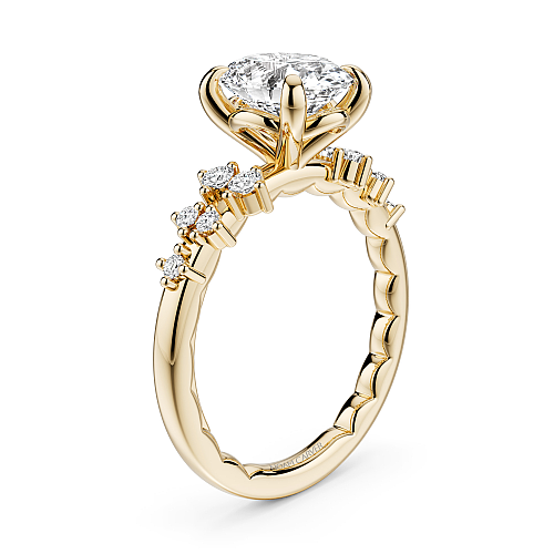 Noam Carver Natural Diamond Semi-Mount Engagement Ring