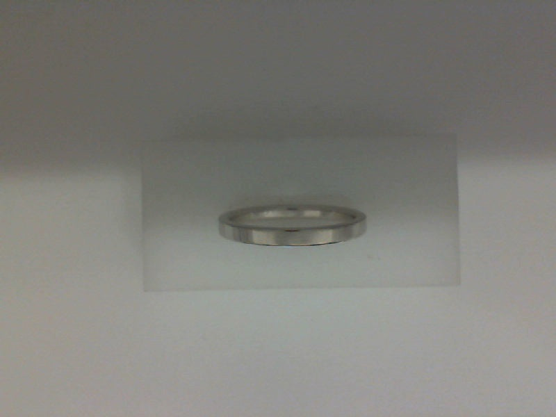 14K white gold carved band, 3MM width.
