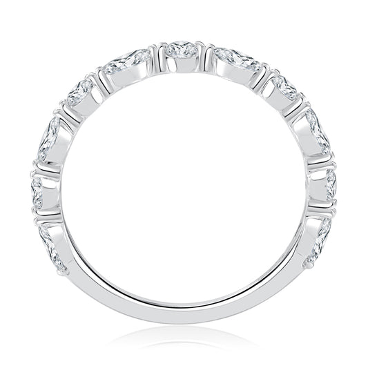 A. Jaffe Natural Diamond Ladies Wedding Band in 14