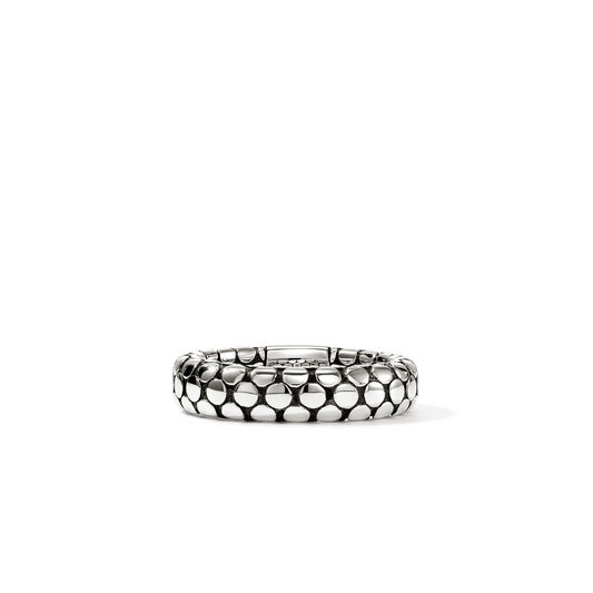 Fashion Ring (No Stones) in Sterling Silver White 5MM