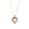 M Estate Collection Natural Diamond Necklace in 10 Karat Yellow with 0.45ctw L/M SI2-I1 Round Diamonds