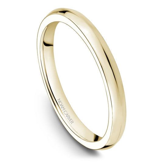 Polished yellow gold carved band ring.