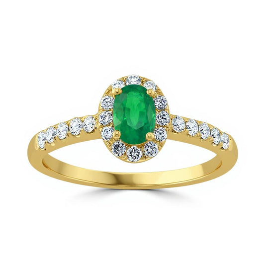 David Kord Ladies Color Gemstone Ring in 18 Karat Yellow Gold
