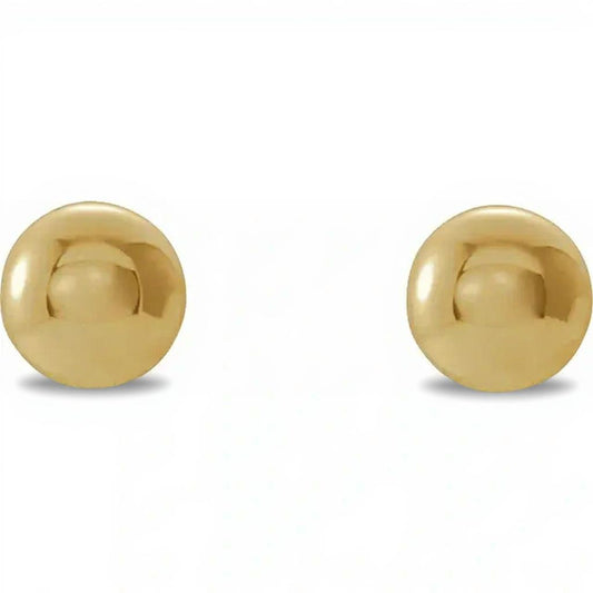 ReMARKable Designs ReMARKable Designs Stud Earrings (No Stones) in 14 Karat Yellow Gold
