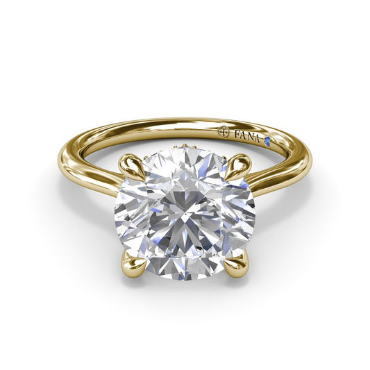Fana Solitaire Hidden Accent Natural Diamond Semi-
