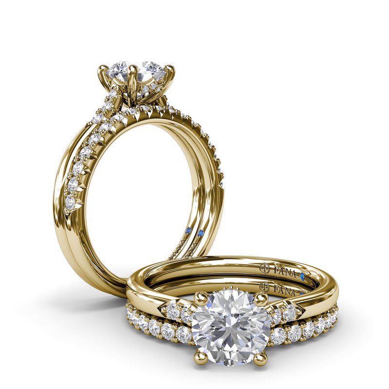 Fana Hidden Accent Natural Diamond Semi-Mount Enga