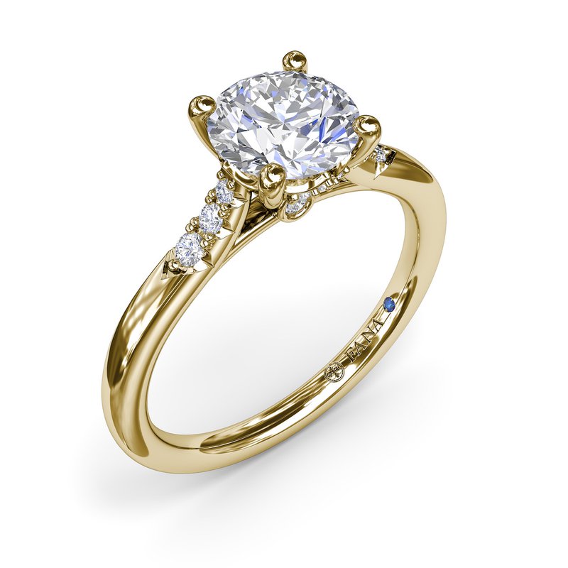 Fana Hidden Accent Natural Diamond Semi-Mount Enga