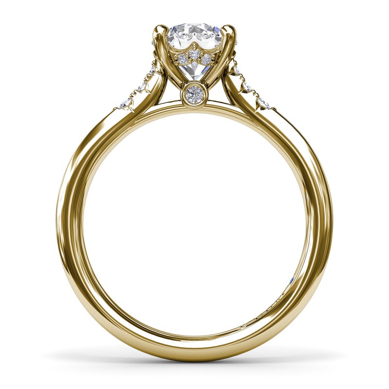 Fana Hidden Accent Natural Diamond Semi-Mount Enga