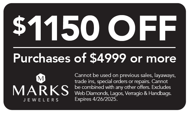 $1150 off purchases of $4999 or more