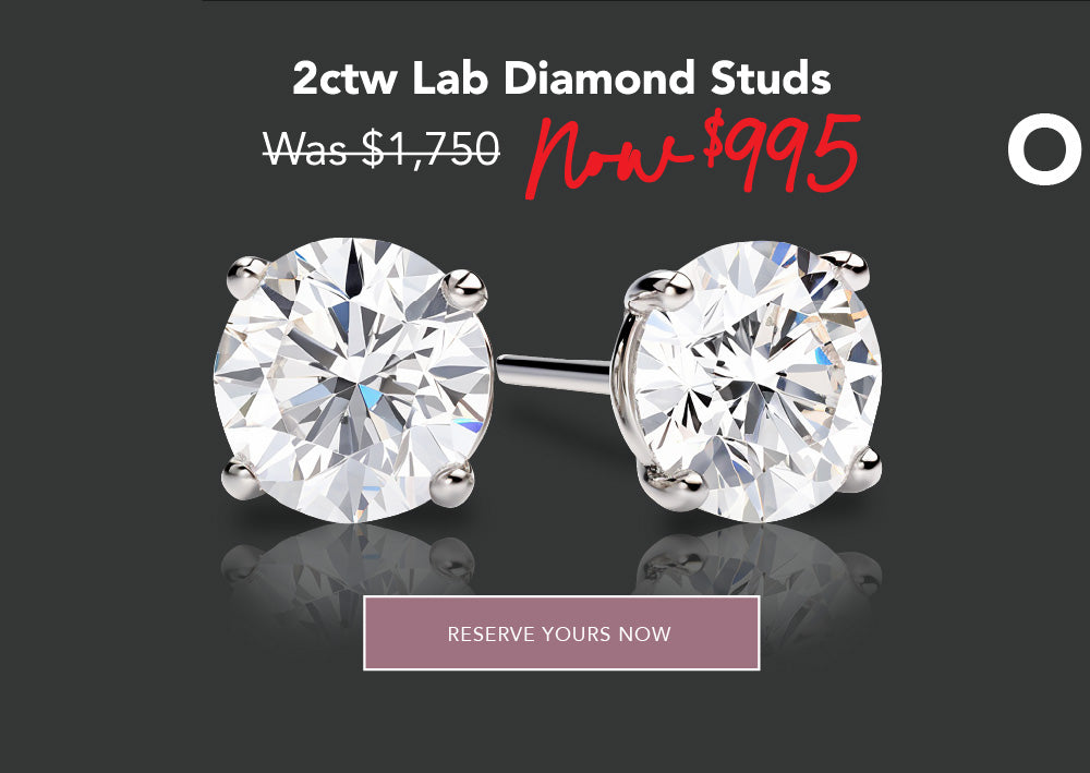 2ctw Lab Diamond Studs for $995