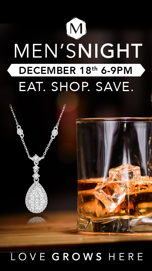 Men's Night on December 18th from 6-9PM