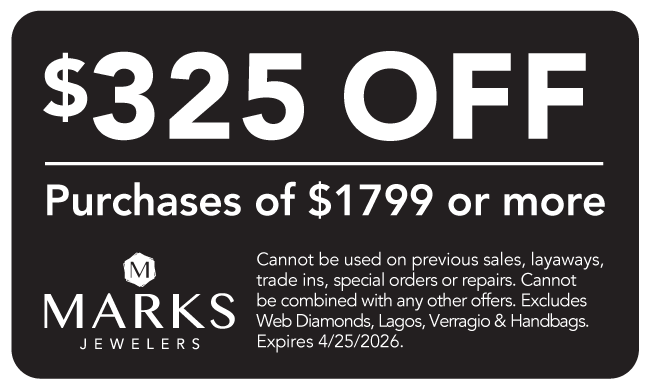 $325 off purchases of $1799 or more