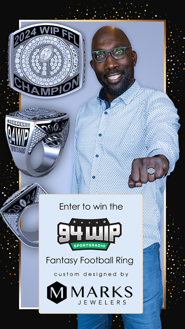 Enter to win the 94WIP Fantasy Football Ring custom designed by Marks Jewelers