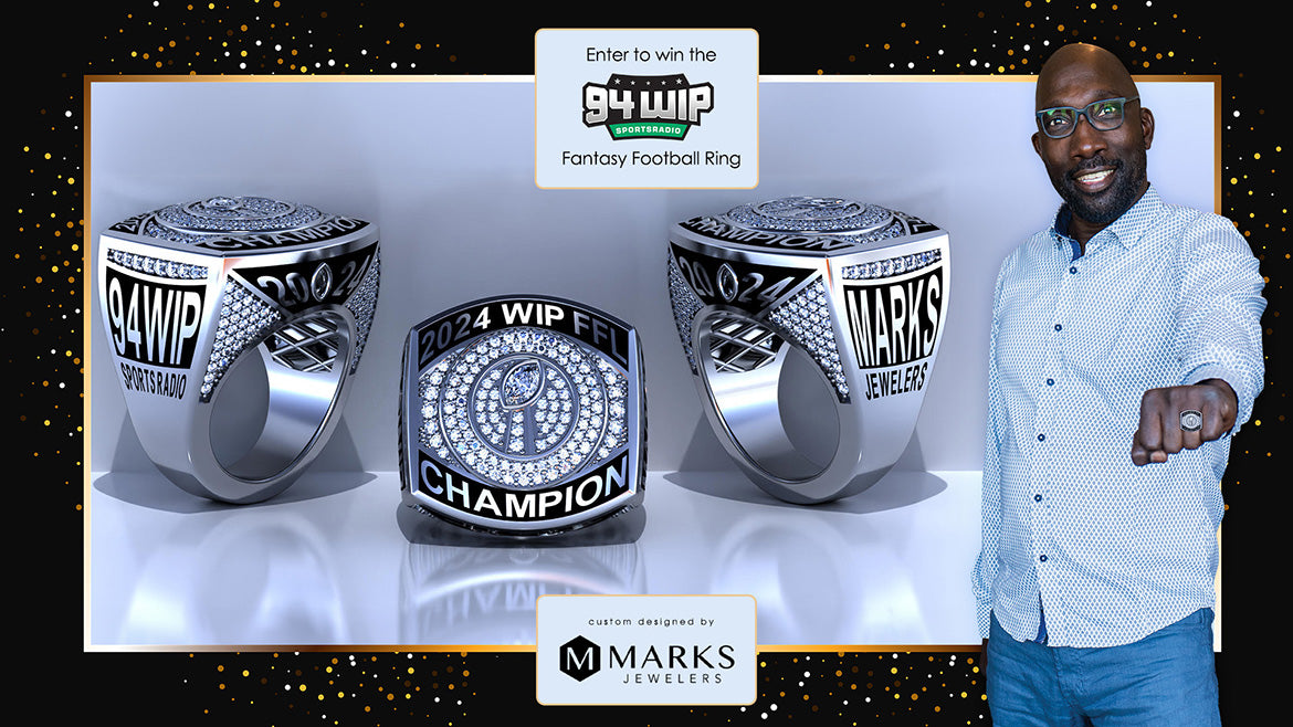Enter to win the 94WIP Fantasy Football Ring custom designed by Marks Jewelers